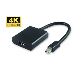 MicroConnect Adapter Active mini DisplayPort 1.2 (M) - HDMI (F) čierna