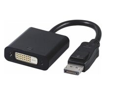MicroConnect Adapter Active DisplayPort 1.2 (M) - DVI-D čierna