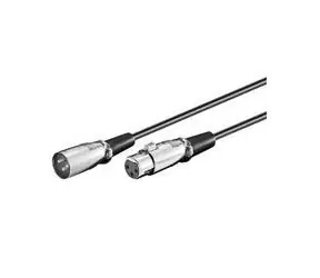 MicroConnect XLR kábel XLR (M) - XLR (F) 20m čierna