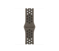 Apple Watch 41mm olivovošedo-čierna / Nike športový remienok