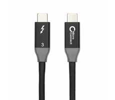 MicroConnect kábel Thunderbolt 3 1m čierna