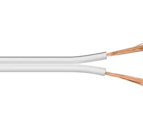 MicroConnect Reproduktorový kábel 2 x 1.5mm 100m biela