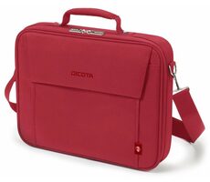 DICOTA Eco multi BASE 15-17.3" červená / taška na notebook / Polyester + recyklovaný plast