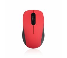 MODECOM MC-WM10S čierno-červená / bezdrôtová optická myš / 1600DPI / USB nano 2 / 3 tlačidlá