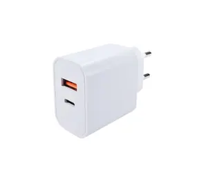 Solight USB A+C 20W fast charger / sieťová nabíjačka / USB A+C / 20W / 3A / QC 3.0