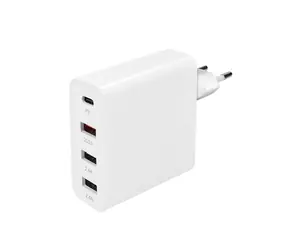 Solight Adaptér 3+1 / sieťová nabíjačka / 48W / QC3.0 + PD / 3x USB-A / 1x USB-C