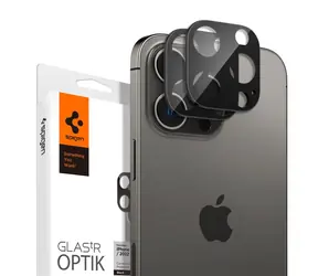 Spigen tR Optik 2 Pack Black ochranné sklo pre iPhone 14 Pro &amp; iPhone 14 Pro Max