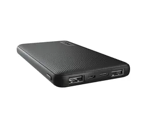 Trust Primo Ultra-thin 10000mAh čierna / 15W / 2x USB-A / 1x USB-C / 1x microUSB (vstup)