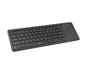 C-TECH WLTK-01 čierna / Bezdrôtová klávesnica s touchpadom / USB