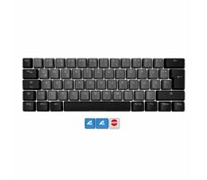 Sharkoon SKILLER SAC20 S4 čierna / kryty kláves / 62 ks / pre SKILLER SGK50 S4 / US