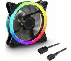Sharkoon SHARK Blades PWM čierna / vetráčik / 120mm / RGB / 24.8 dBA