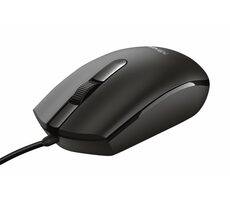TRUST BASI čierna / optická myš / drôtová / 1200dpi / 3 tlačidlá / USB