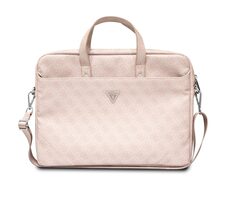 Guess 4G PU Triangle Logo Computer Bag 15 &amp; 16" ružová