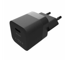 FIXED Mini 25W sieťová nabíjačka s USB-C výstupom a podporou PD čierna