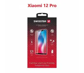 Swissten FULL GLUE COLOR FRAME CASE FRIENDLY sklo pre Xiaomi 12 Pro čierna