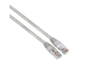 Hama 200913 sieťový patch kábel Cat5e U|UTP 15 m šedá / nebalený
