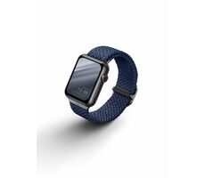 Uniq Aspen Braided remienok pre Apple Watch 40 &amp; 38mm - OXFORD BLUE (modrá)