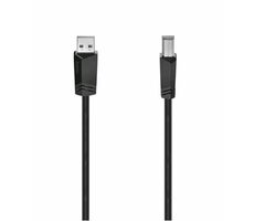 Hama 200603 prepojovací kábel USB 2.0 A samec na USB-B samec 3m čierna