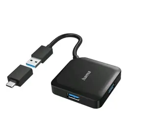 Hama 200116 USB Hub 3.2 Gen 1 čierna