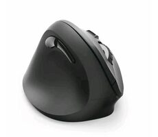 Hama 182697 vertikálna ergonomická bezdrôtová myš pre ľavákov čierna / optická / 6 tlačidiel