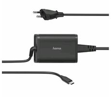 Hama 200006 USB-C napájací zdroj 1.15m čierna / 65W / 5-20V