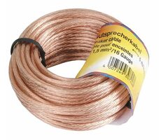 Hama 205142 reproduktorový kábel 2x 1.5 mm 10 m/ nebalený