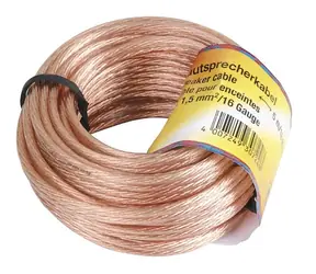 Hama 205142 reproduktorový kábel 2x 1.5 mm 10 m/ nebalený
