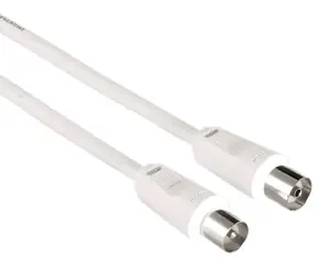 Hama 205330 anténny kábel 75 dB 15 m biela