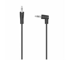 Hama 205285 audio kábel jack - jack 90 st. 0.5 m čierna