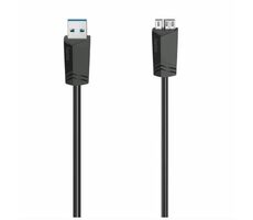 Hama 200626 micro USB 3.0 kábel USB-A na MicroUSB 3.0 0.75 m čierna