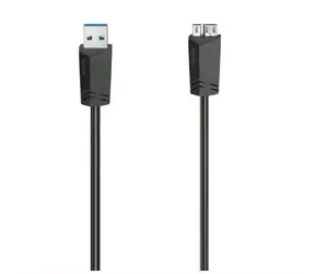 Hama 200626 micro USB 3.0 kábel USB-A na MicroUSB 3.0 0.75 m čierna