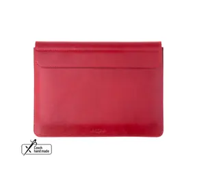 FIXED Oxford Kožené puzdro pre Apple iPad Pro 12.9" (2018/2020/2021/2022) s Magic/Folio Keyboard červená