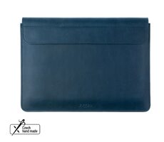 FIXED Oxford Kožené puzdro pre Apple MacBook Air 13.6&quot; (2022) M2 modrá