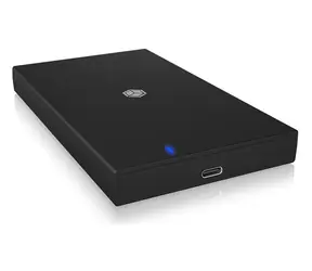 Icy Box IB-200T-C3 čierna / Externý box pre 2.5" SSD / SATAI/II/III / USB 3.2 C