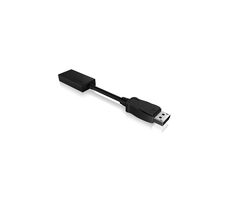 Icy Box IB-AC508a čierna / DisplayPort adaptér na HDMI 4K čierna