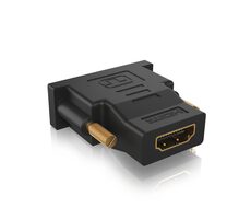 Icy Box IB-AC552 čierna / DVI-D adaptér na HDMI 4K čierna