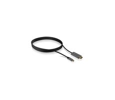 Icy Box IB-CB020-C kábel HDMI na USB-C 4K 1.8m čierno-strieborná