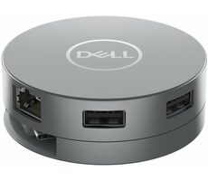 DELL DA305 sivá / Replikátor portov / pripojenie cez USB typ C &amp; HDMI &amp; DisplayPort &amp; RJ-45 &amp; 2x USB 3.1 &amp; USB-C