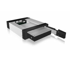 Icy Box IB-158SSK-B čierna / Externý box pre 3.5" HDD / SATA III / Hot-Swap