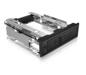 Icy Box IB-166SSK-B čierna / Externý box pre 3.5" HDD / SATA I/II/III / Hot-Swap