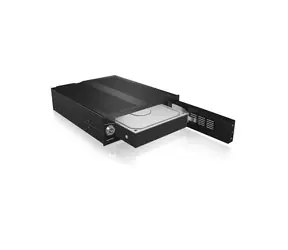 Icy Box IB-170SK-B čierna / Externý box pre 3.5" HDD / SATA III / Hot-Swap