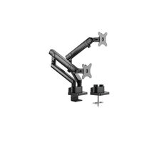 Icy Box IB-MS314-T čierna / Stojan pre 2 monitory / VESA 75-100 / Nosnosť až 8 kg