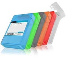 Icy Box IB-AC602b-6 číra/plastový box na uskladnenie 3.5" HDD