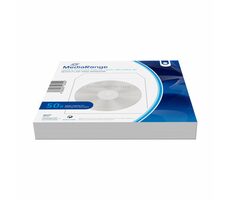 MediaRange BOX65 obal na CD/DVD biela / 50ks