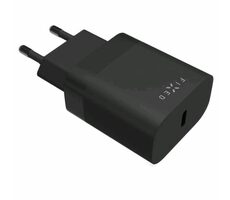 FIXED Sieťová nabíjačka 20W s USB-C výstupom a podporou PD čierna