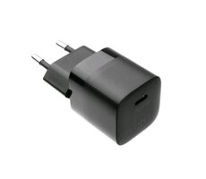FIXED Mini Set sieťovej nabíjačky s USB-C výstupom a USB-C/USB-C kábel 20W 1 m čierna / PD