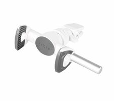 FIXED Butterfly Univerzálny držiak s uchytením do mriežky ventilácia biela