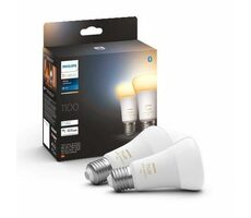 Philips Hue LED žiarovka E27 8W biela / múdra LED žiarovka / 1100 lm / 2200-6500 K / stmievateľná / 2ks