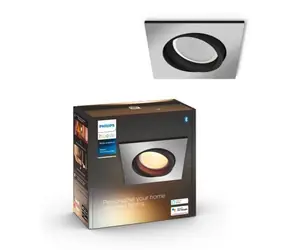 Philips Hue WA Milliskin podhľadové LED svietidlo hranaté 1xGU10 5W / 350lm / 2200-6500K / IP20