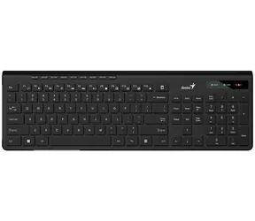 GENIUS Slimstar 7230 čierna / Bezdrôtová klávesnica / 2.4GHz / CZ+SK layout